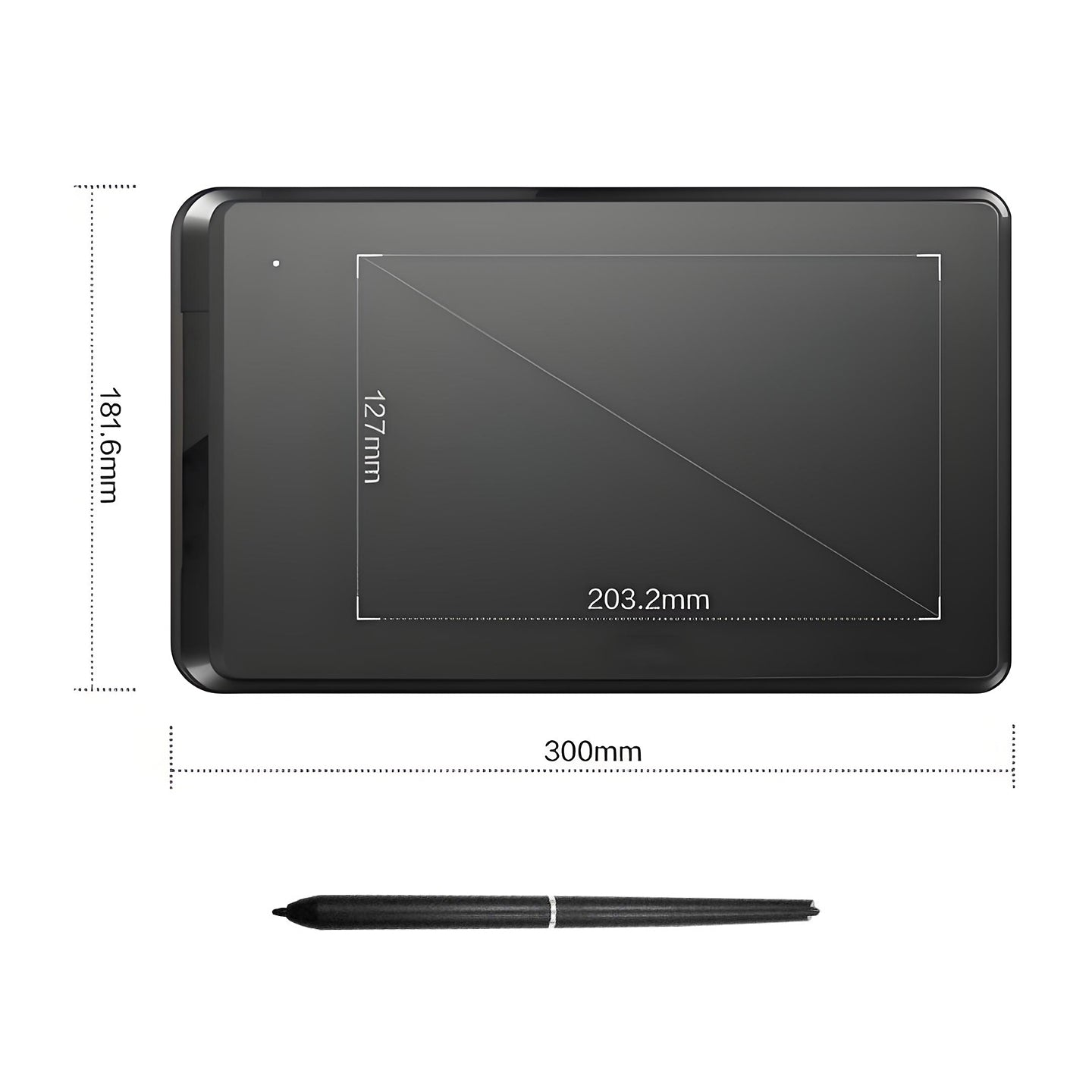 HU851 Graphic tablet with cell phone connection Ideal for beginners and for art education